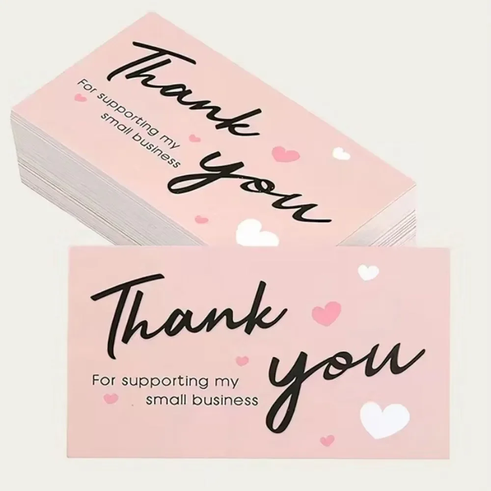 50pcs Exquisite “Thank You” Cards - Perfect for your small Business